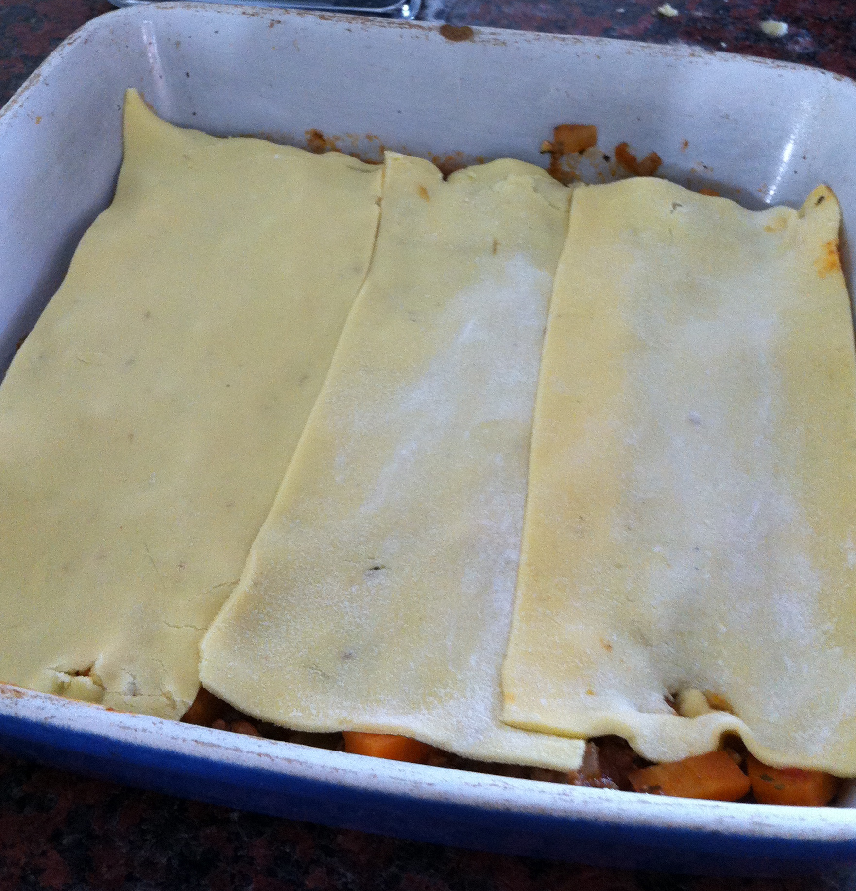 Gluten Free Lasagne, homemade including the pasta.Dietitian UK