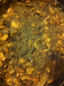 Dietitian UK: Cooking the Mushroom Sauce