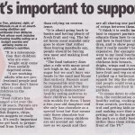 Priya in the Daily Echo March 2013