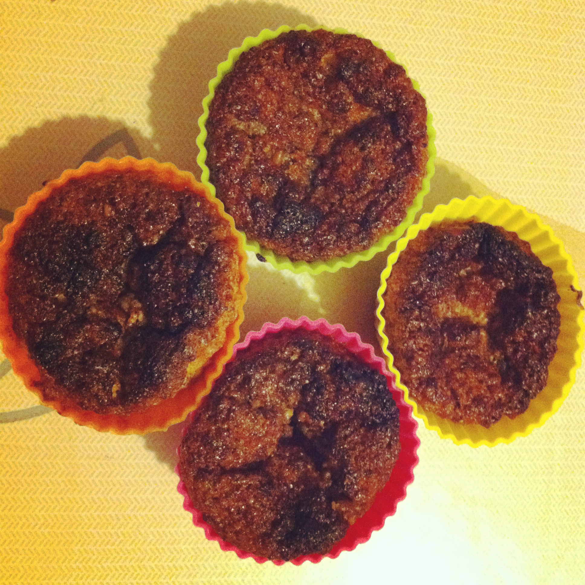 Sunflower, pecan and cardamon muffins, heart healthy, gluten free and yummy.