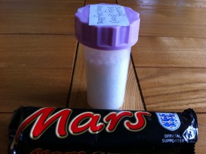 Dietitian UK: Sugar in 1 Mars Bar