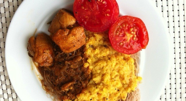Dietitian UK: Sri-Lanka rice and curry breakfast