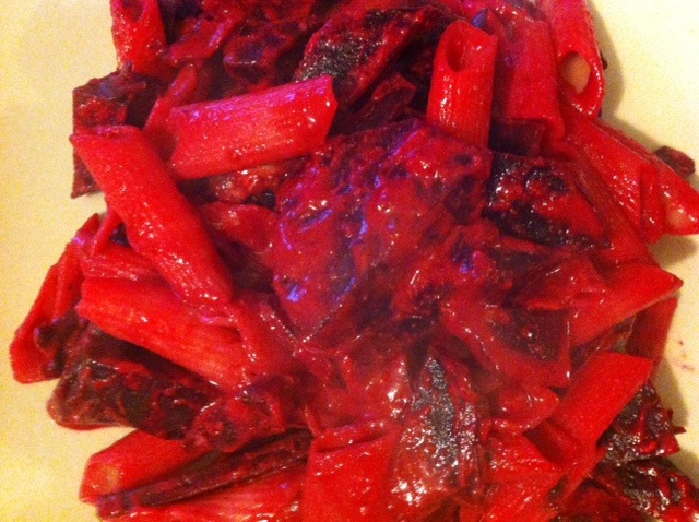 Roasted Beetroot Pasta, It’s Pink!