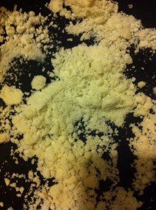 Dietitian UK: Mix Rice flour and oil to resemble breadcrumbs
