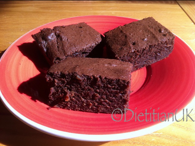 Healthier Chocolate Brownies: gluten and wheat free.
