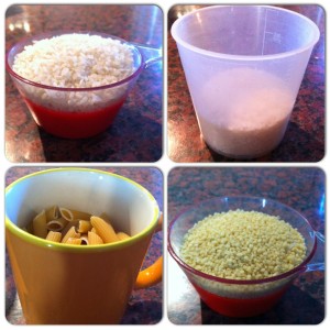 Dietitian UK: Rice, Cous Cous, Quinoa and Pasta Portions