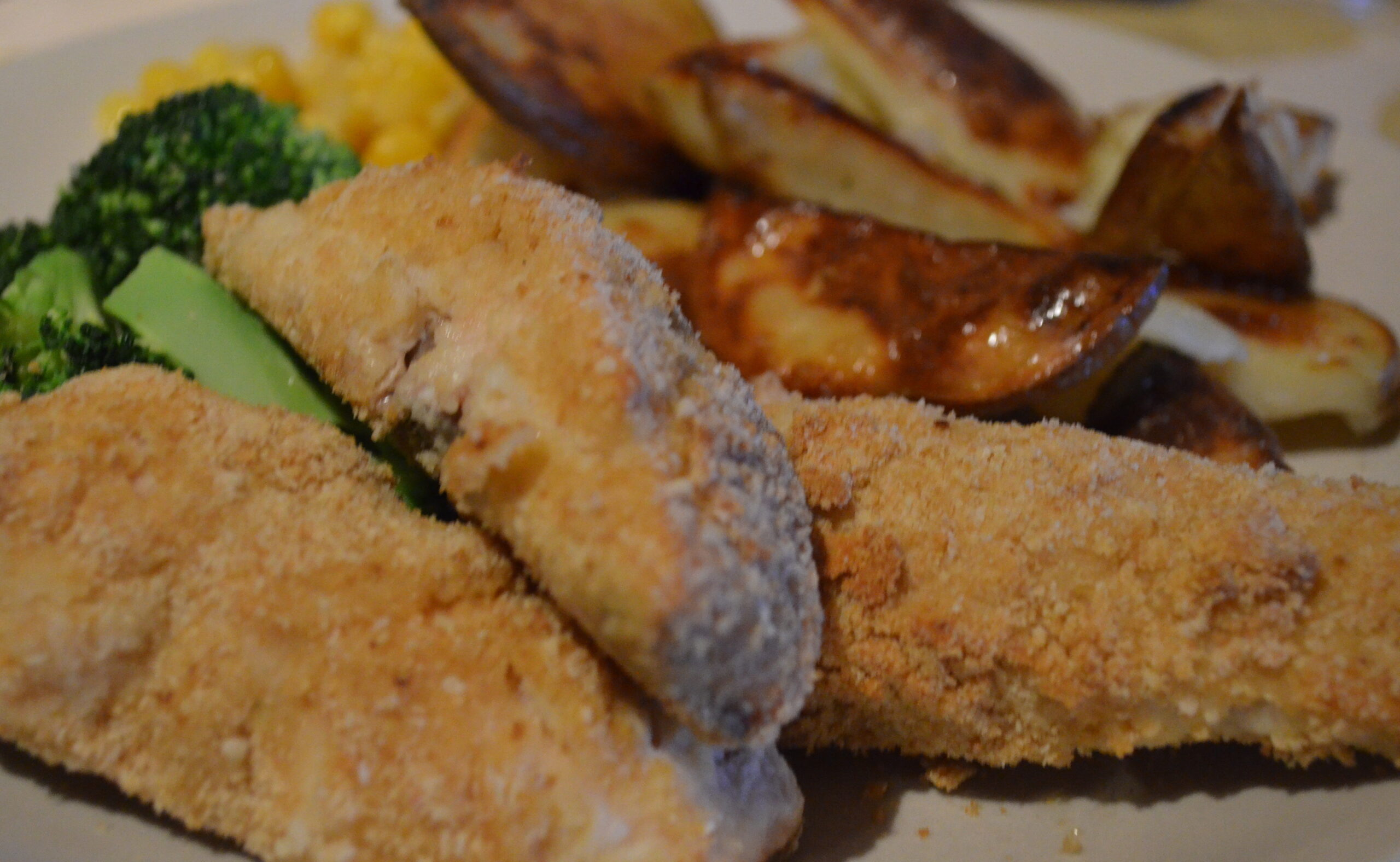 Homemade Fish Fingers made by a toddler