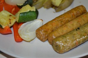 Dietitian UK: Secret Sausages with Potatoes Wedges
