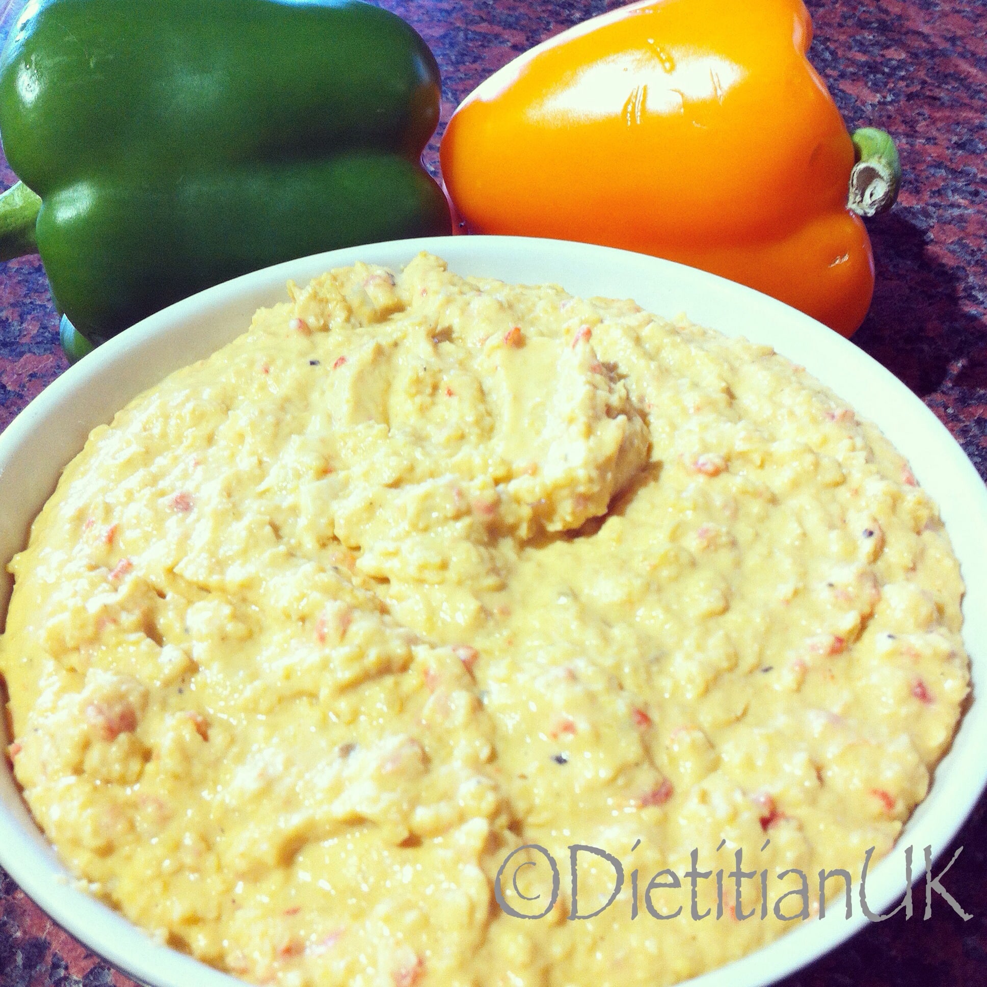 Roasted Red Pepper Hummus Dietitian UK Dietitian UK