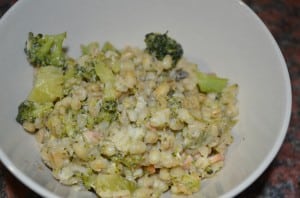 Dietitian UK: Salmon and Broccoli  Barley Risotto
