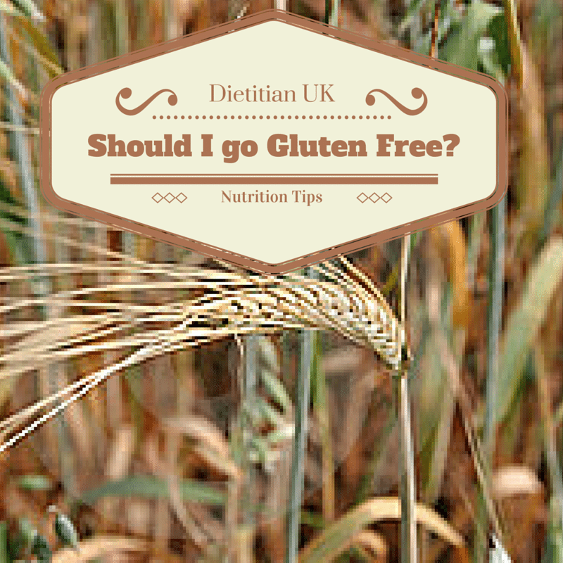 Dietitian UK: Should I go gluten free?