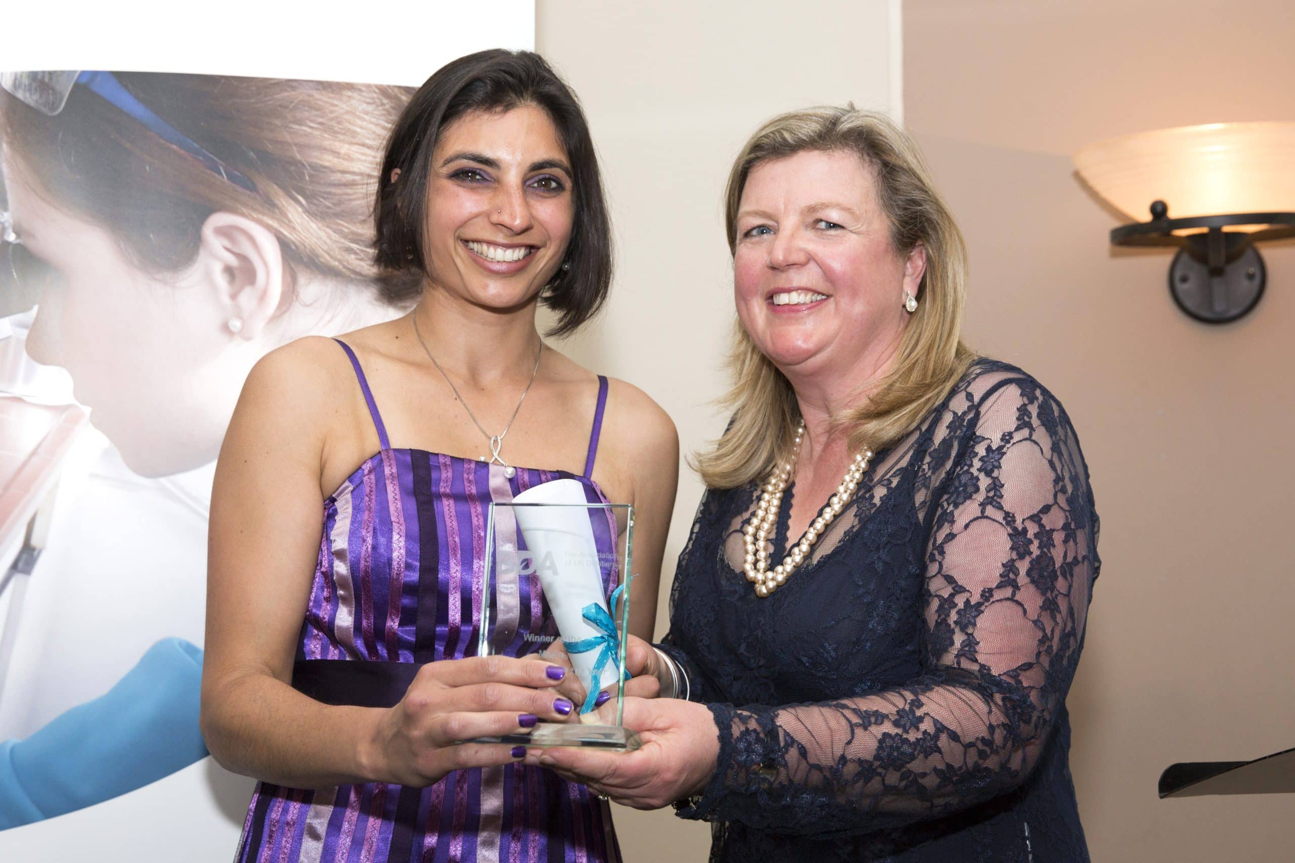 BDA Conference and Dinner 2015: receiving my award, Dietitian UK