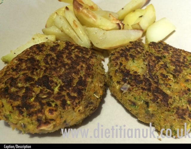 Courgette and Chickpea Burgers