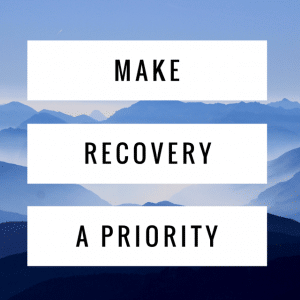 Dietitian UK: Make recovery a priority