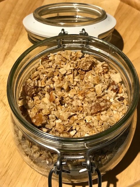 Nutty Granola – a lower sugar version.