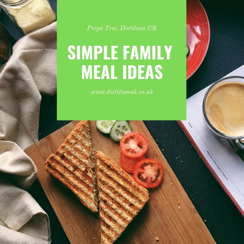 Saving my sanity by meal planning – simple family meals.