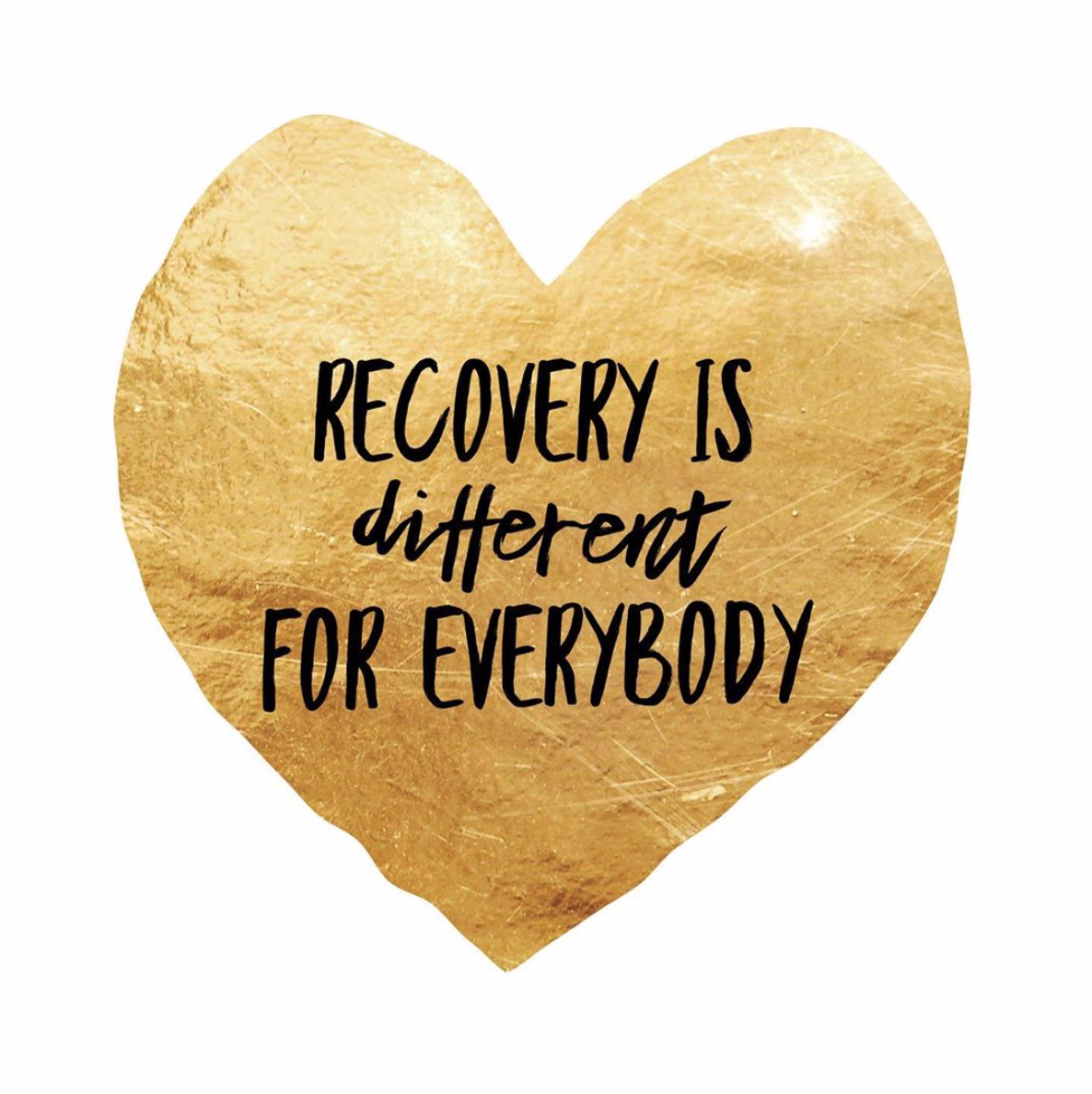 WHAT RECOVERY LOOKS LIKE… PART 1