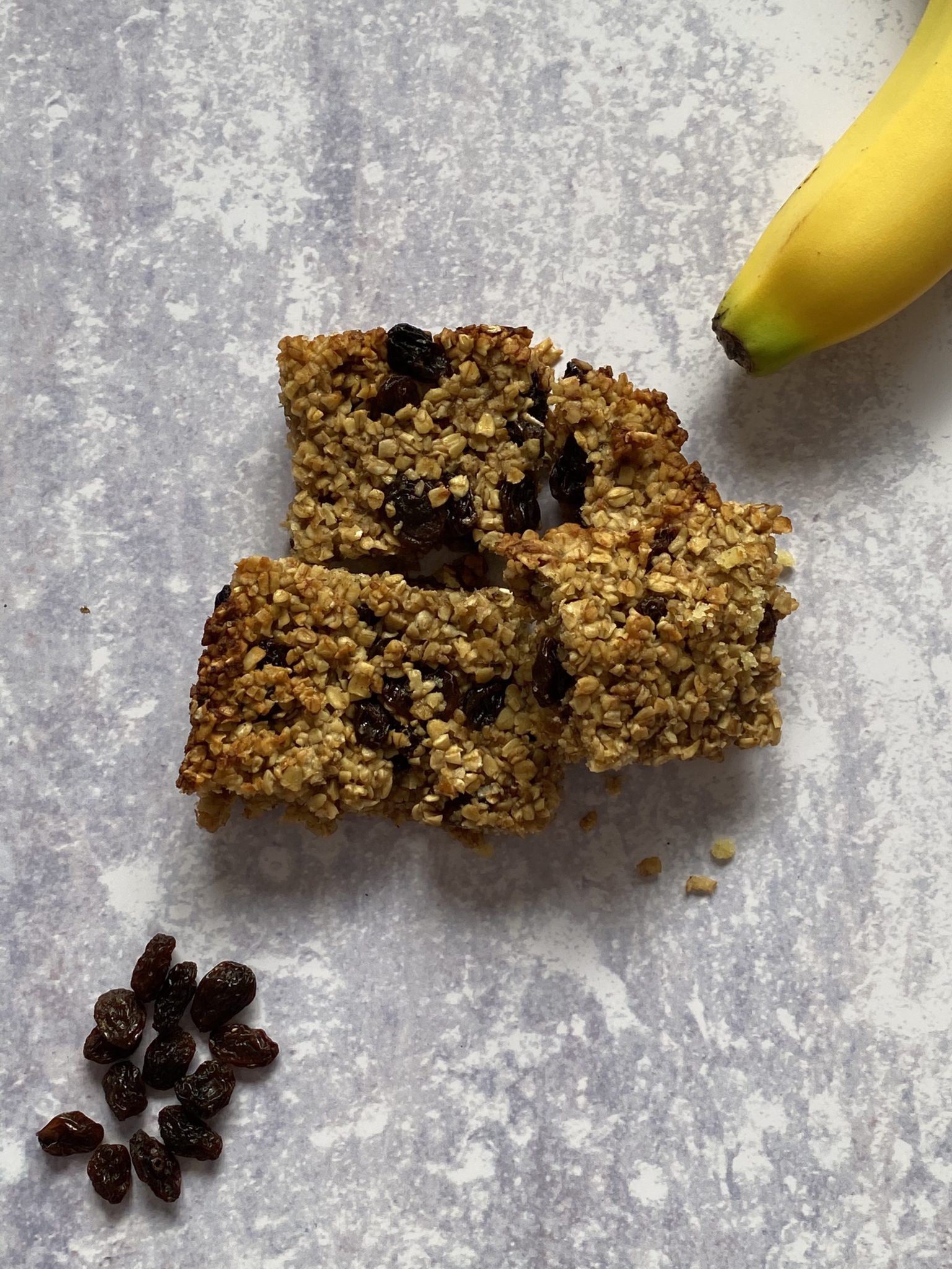 The famous banana flapjack