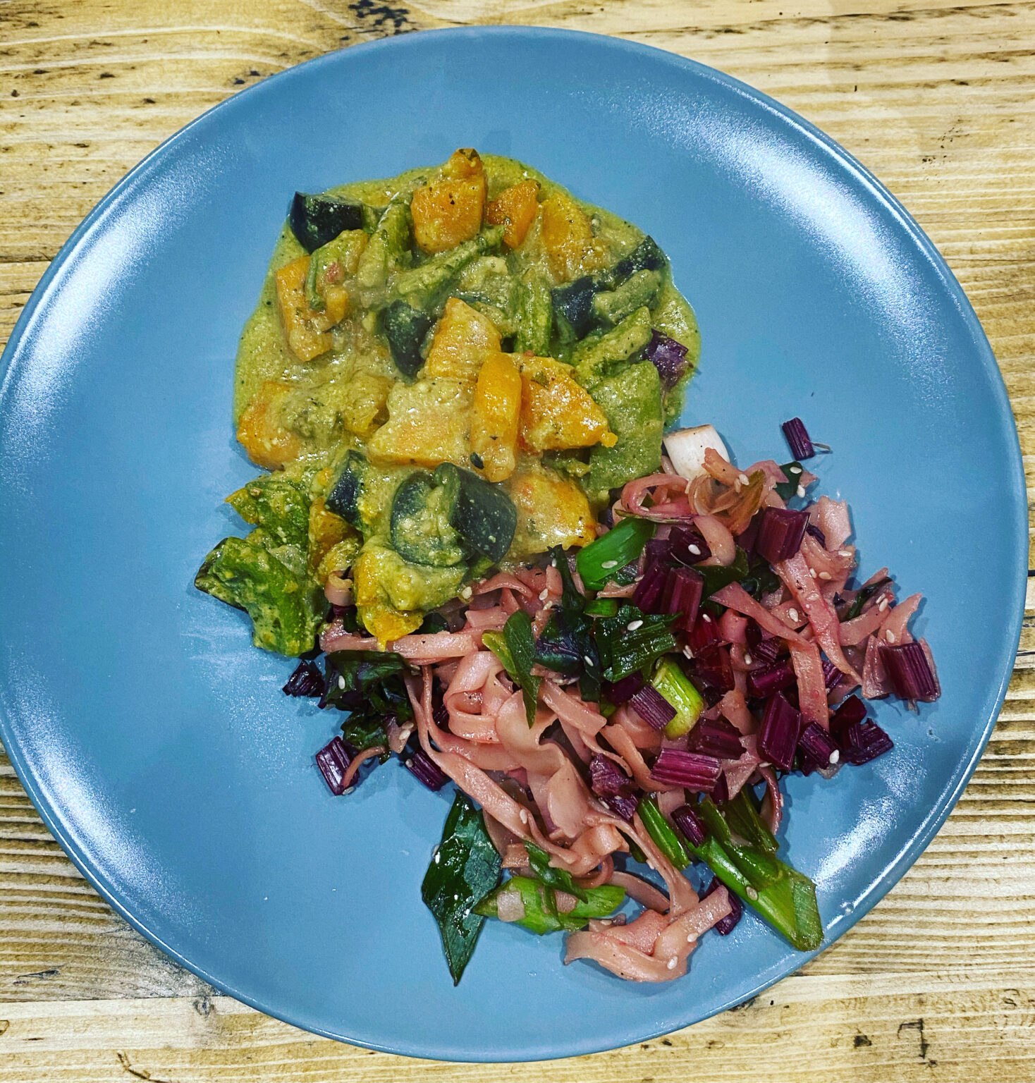 Aubergine and Sweet Potato Coconut Curry