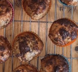 A Delicious Healthy Banana Chocolate Chip Muffin Recipe