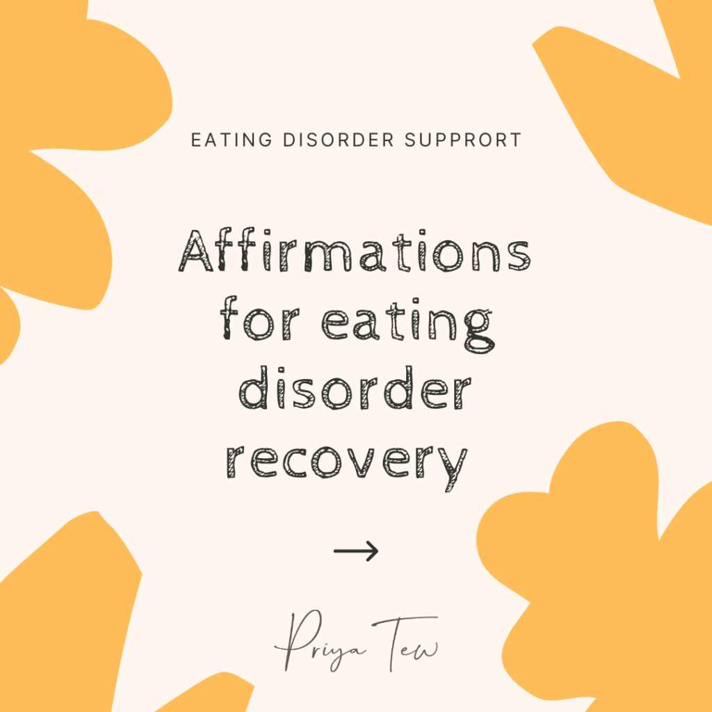 Affirmations and Eating Disorder Recovery Quotes
