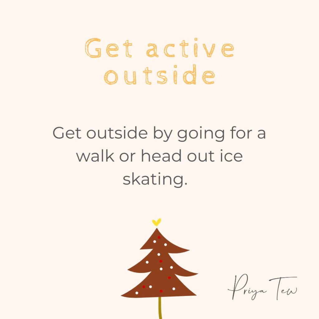 Try getting outside daily to help your mental health this Christmas