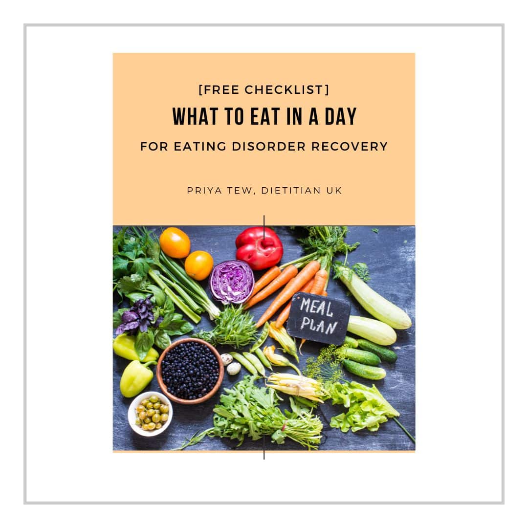 Eating Disorder Dietitian who works 1-1 and in group support