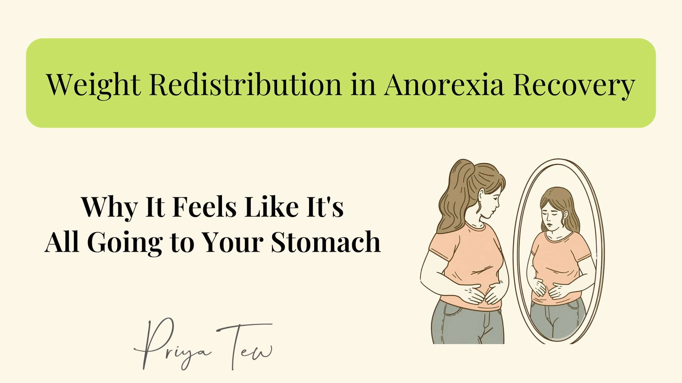 Weight Redistribution. Why does weight seem to go straight to your stomach?