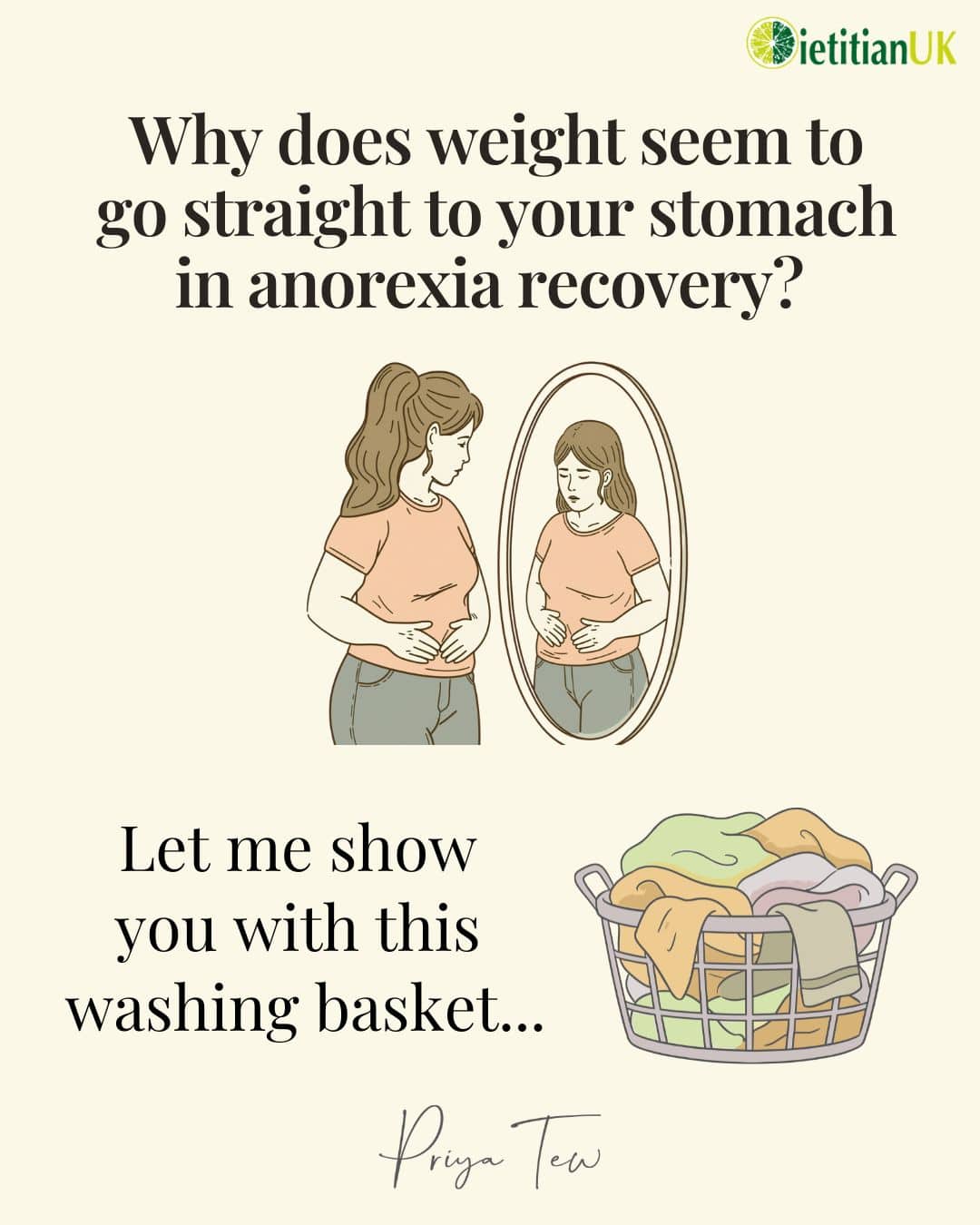 Weight redistribution: why does weight seem to go straight to your stomach in anorexia recovery?